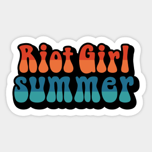 Riot Girl Summer Sticker